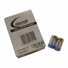 Maxell LR14 / C Alkaline batterier (120 stk.)